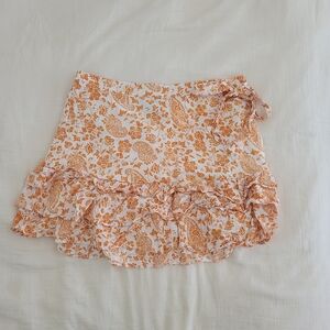 Forever 21 Floral Mini Skirt
